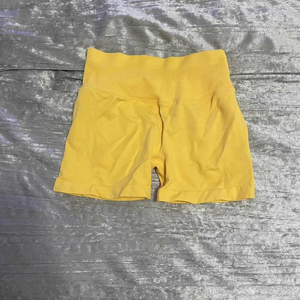 Voyjoy yellow butt enhancing shorts
